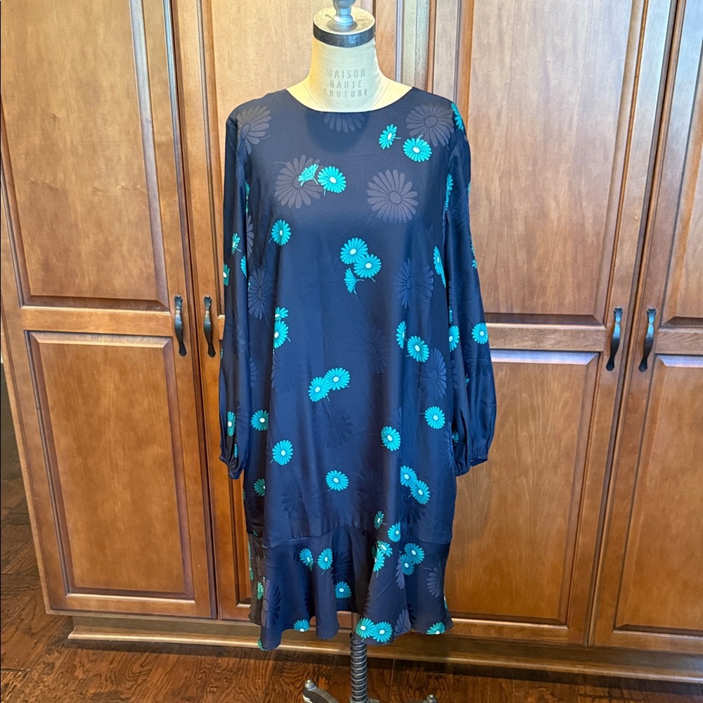 Ann Taylor Floral Long Sleeve Dress